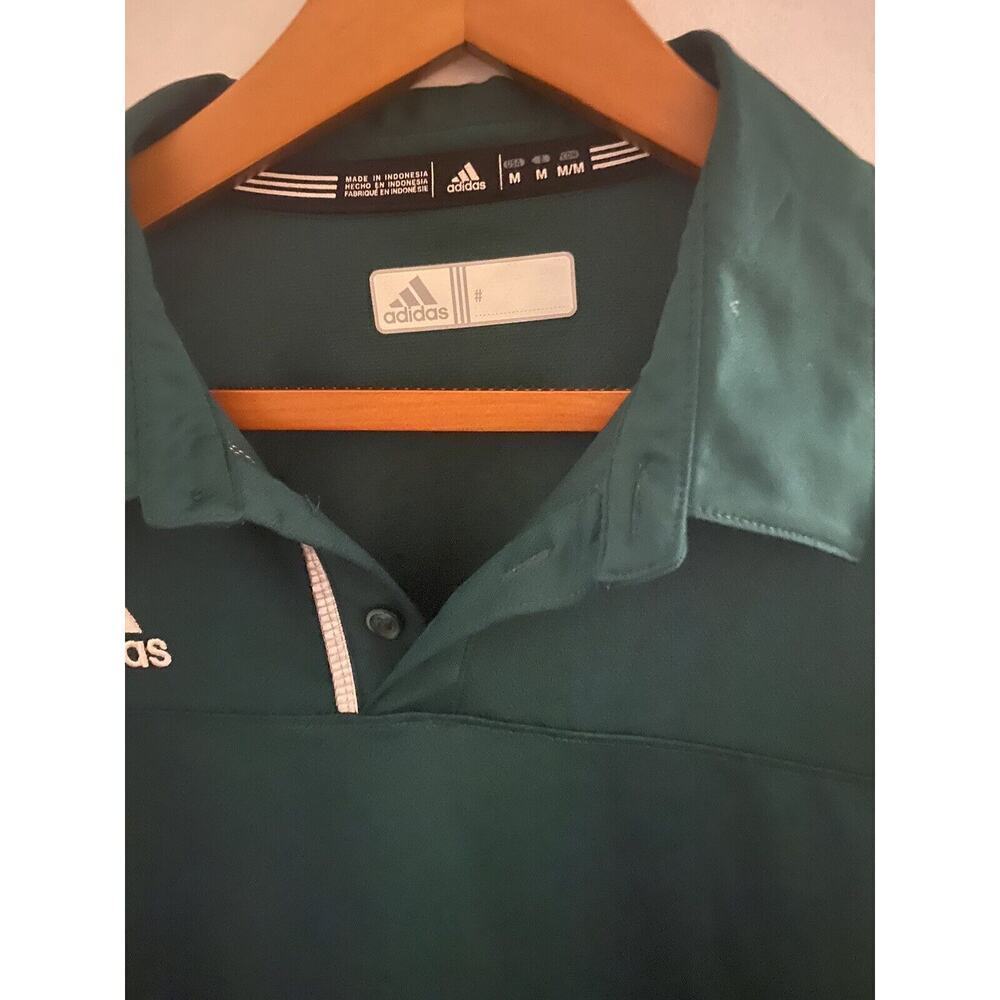 Adidas Golf Polo Green Men’s Med - Picture 2 of 5